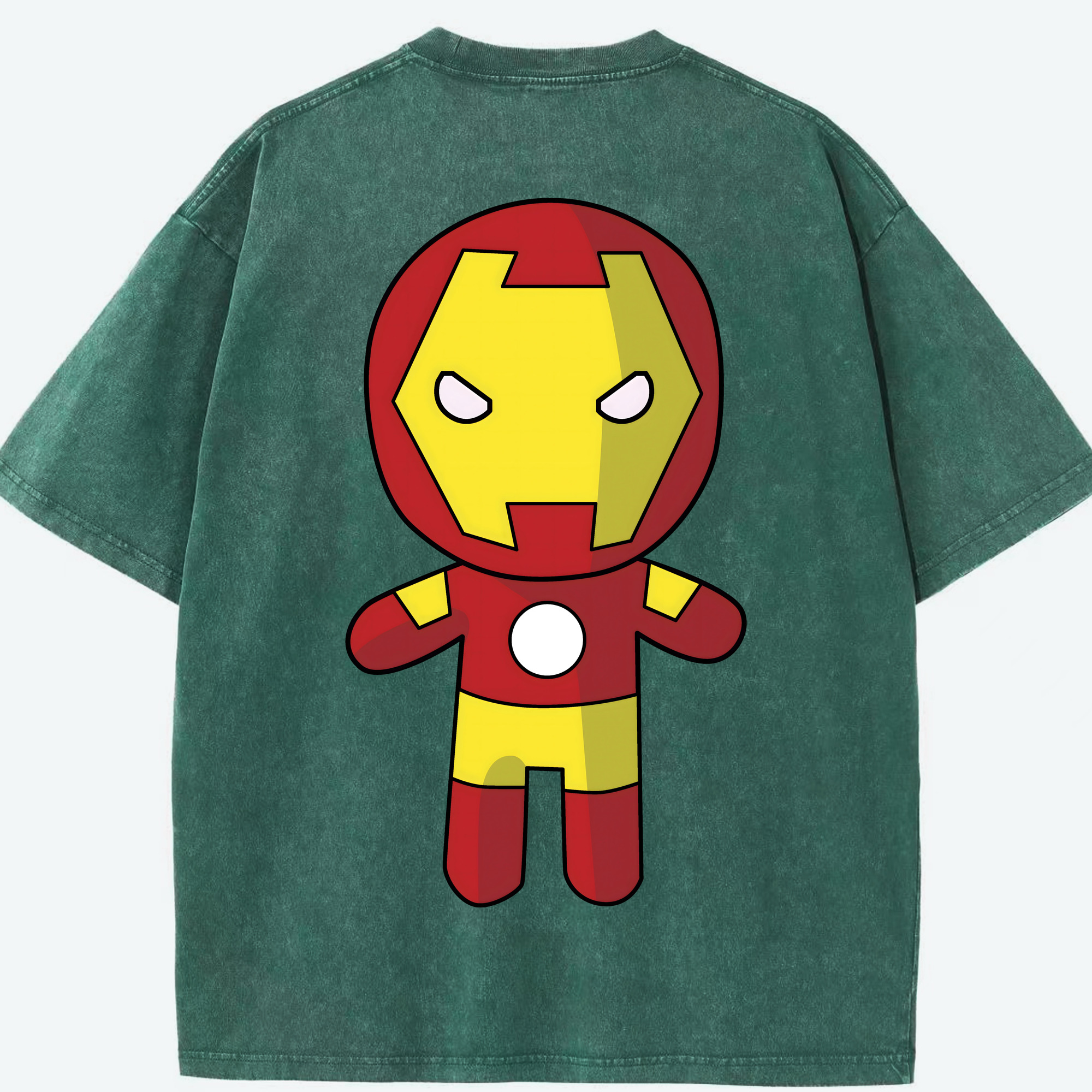 （画像用） アベンジャーズ The Avengers 綿100% ヴィンテージ風 半袖Tシャツ（背面プリント）